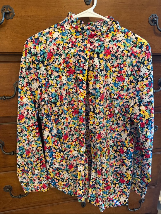 Talbots Tops - Talbots Multicolor Floral Button-Front Blouse